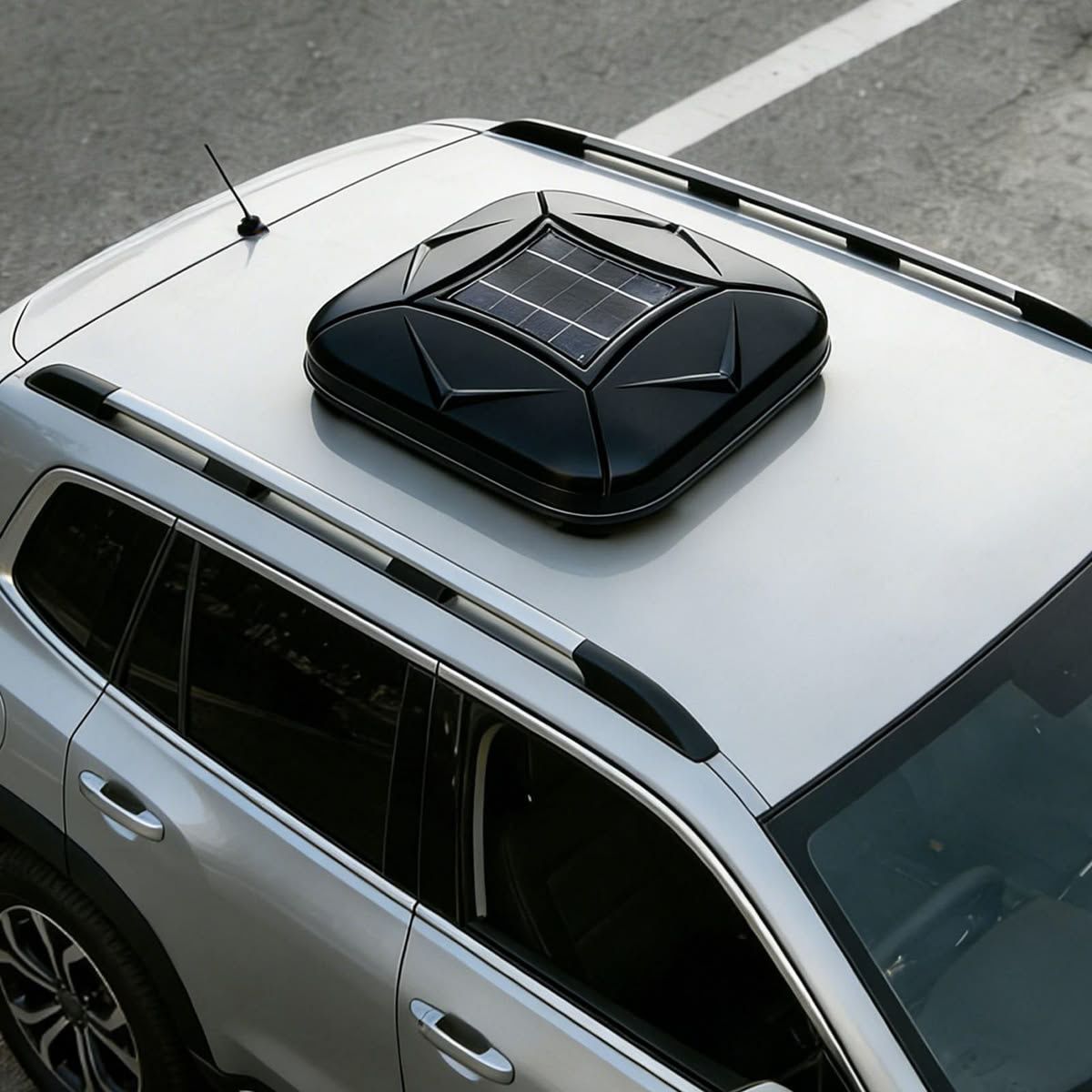 Retractable car cover unit mounted on a car roof