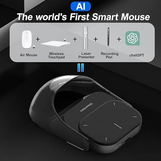 Cheerdots2 smart mouse combining air mouse, touchpad, laser presenter, recording pen and ChatGPT
