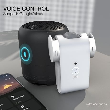 CurBot with voice control via Google and Alexa