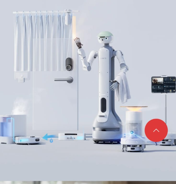 H1 household humanoid robot among connected home devices